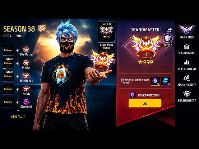 Finally Grandmaster Reached ✅ In CS Rank 🤯 In 18 Hours, Continuing The Push 🙎 For Region Top 1 - ...
