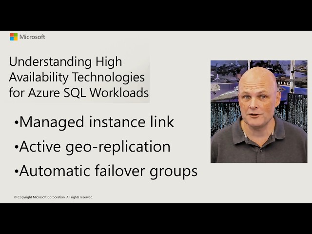Understanding High Availability Technologies for Azure SQL Workloads