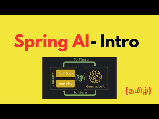 Spring AI Intro in Tamil {தமிழ்}
