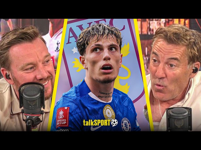 "SHOPPING IN LIDL!" Jamie O'Hara & Dean Saunders REACT to Garnacho's Loan Move to Aston Villa