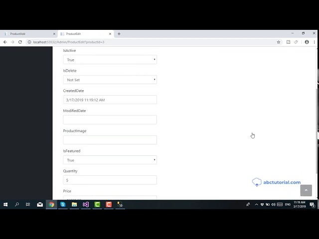Part-9: eCommerce Products Load and File upload ASP.NET MVC | Razor Dropdown