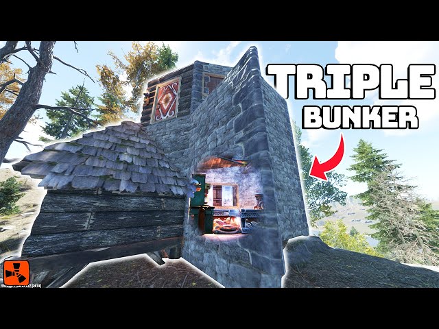 I Built THE Strongest SOLO bunker base on fresh wipe! Rust Console Edition