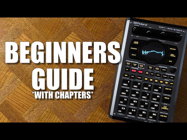 Roland SP-404 MKII! How To Make Your First Beat