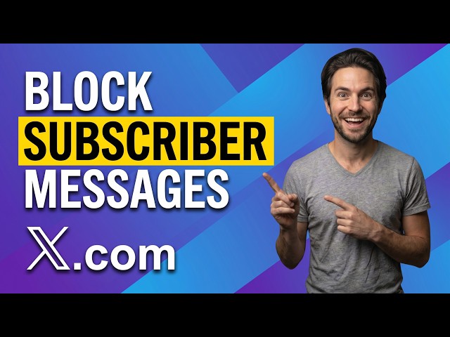 How To Block Messages From The Subscribers In X.Com / Twitter (Easy Guide)