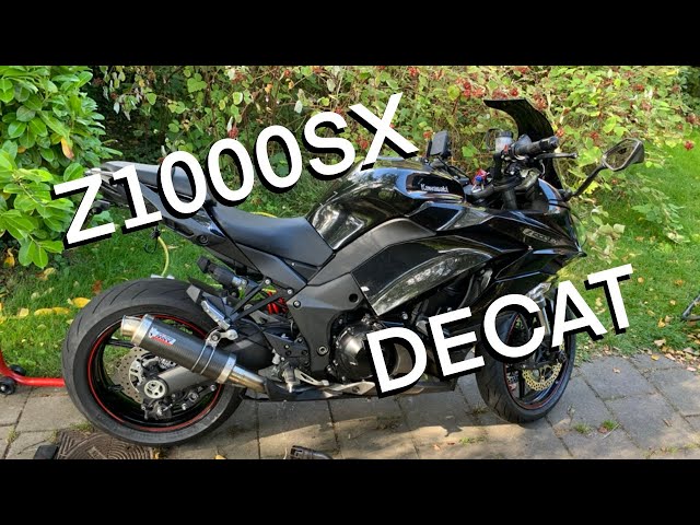 Kawasaki z1000SX Decat exhaust upgrade