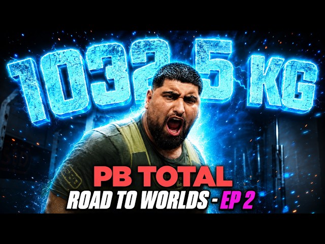 Europe's Strongest Man Just Got Stronger | 1037.5KG Total: ROAD TO WORLDS EP2 🇬🇧 🇮🇳