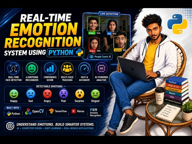 Real Time Emotion Recognition System using Python