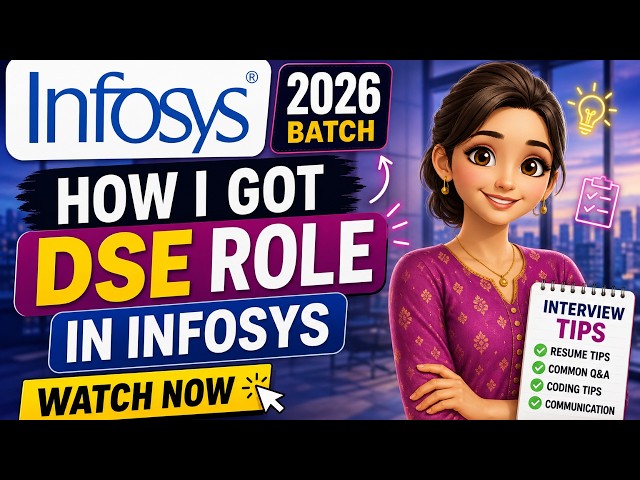 How I Got DSE Role in Infosys | Interview Tips | 2026 Batch | How I Cracked It