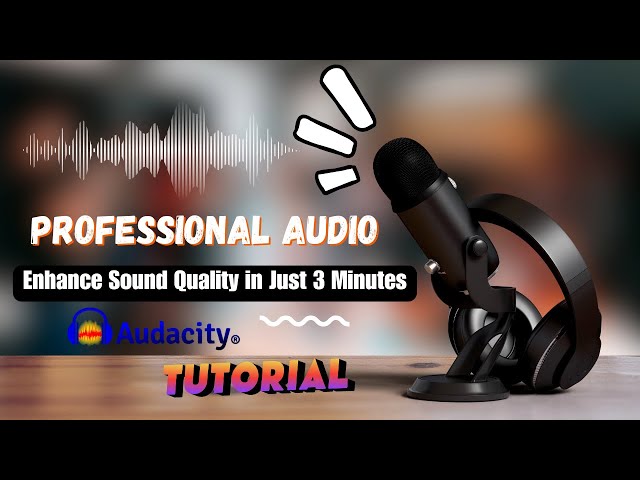 PROFESSIONAL Audio Editing FREE Software AUDACITY Full Tutorial For Beginners! (Step-By-Step Guide)