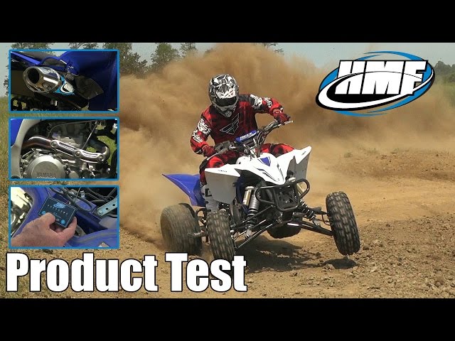 HMF YFZ450R Competition Series Exhaust and Fuel Optimizer Test