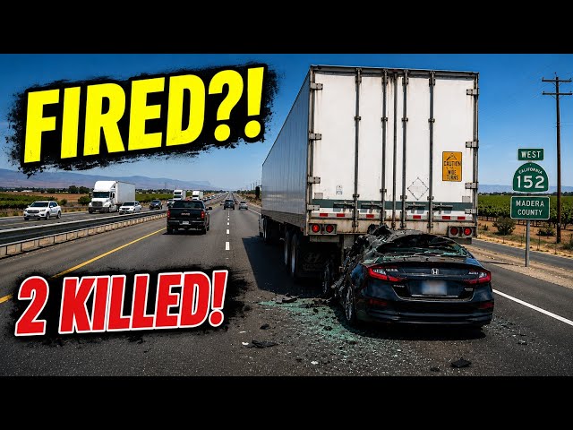 Truck Driver At Fault For Car Crashing Into Trailer?! 