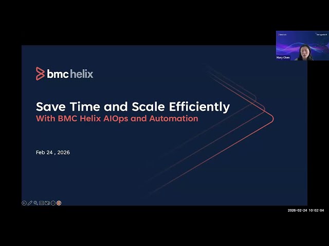 Webinar: BMC Helix AIOPs - What's New in 26.1