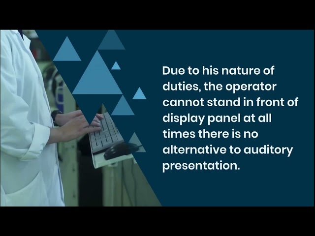 What is an auditory display?