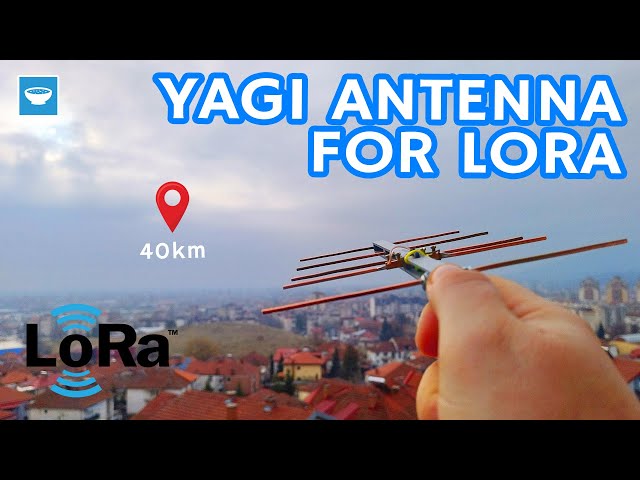 DIY YAGI Antenna for LoRa with amazing distance results