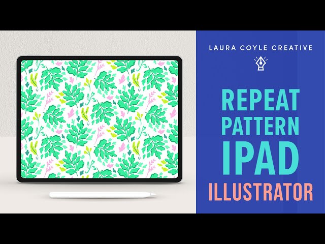 Seamless Repeat in iPad & Desktop Illustrator! From Repeat, to Pattern Mode, to Fill Swatch!