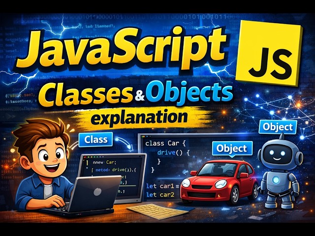 JavaScript – Classes & Objects (Explanation with Examples)
