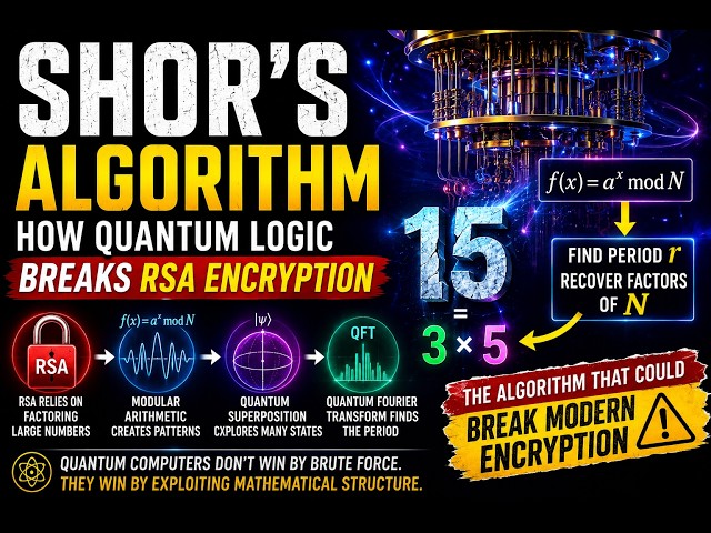Shor’s Algorithm: Breaking RSA with Quantum Logic
