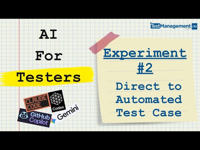 Test Case to Automated Execution - with NO code