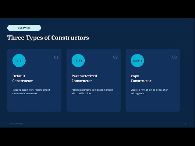 Constructor in C++