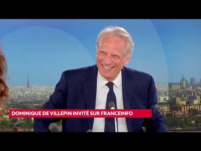 Dominique de Villepin est l'invité de "Tout est politique"