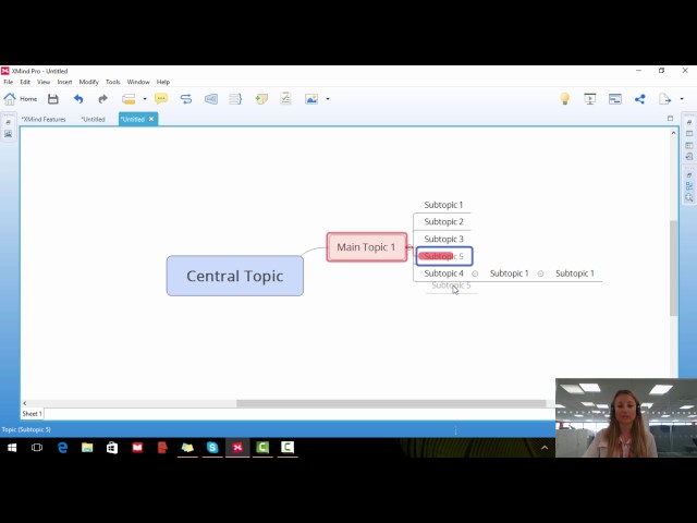 Xmind 8 Tutorial - Inputting content