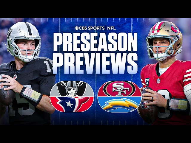 NFL Preseason Thursday Night PREVIEW: Raiders vs Texans, 49ers vs Chargers