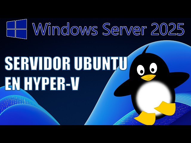 Install UBUNTU SERVER 24.04 on Windows with HYPER-V 🚀