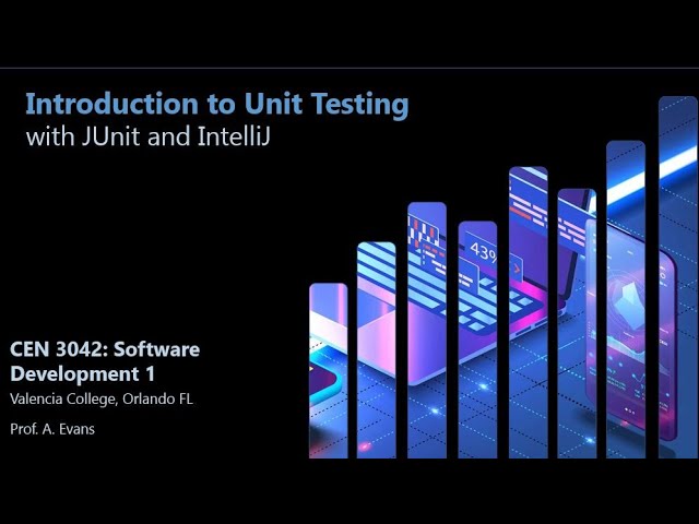 [CEN 3024 Software Dev 1] Intro to Unit Testing with JUnit and IntelliJ