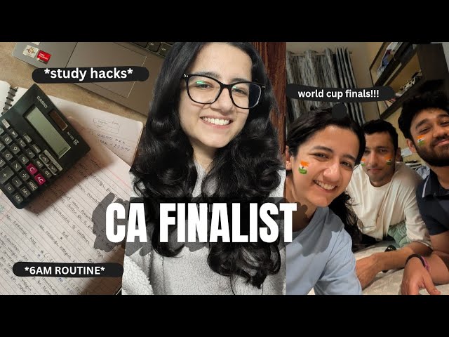 vlog📚 | CA Final | waking up at 6AM to study 🕕