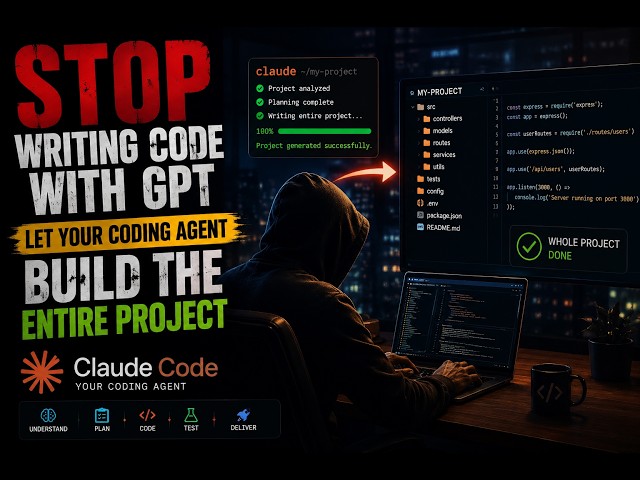 Claude Code Tutorial | Build Complete Projects with an AI Coding Agent (Beginner Guide)