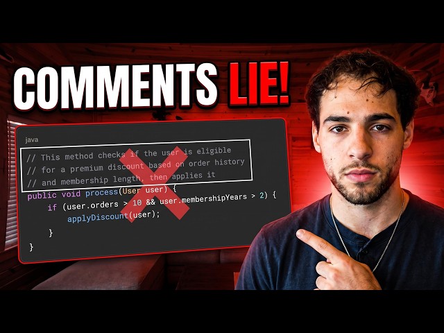 Never Write Comments (Comments Lie)