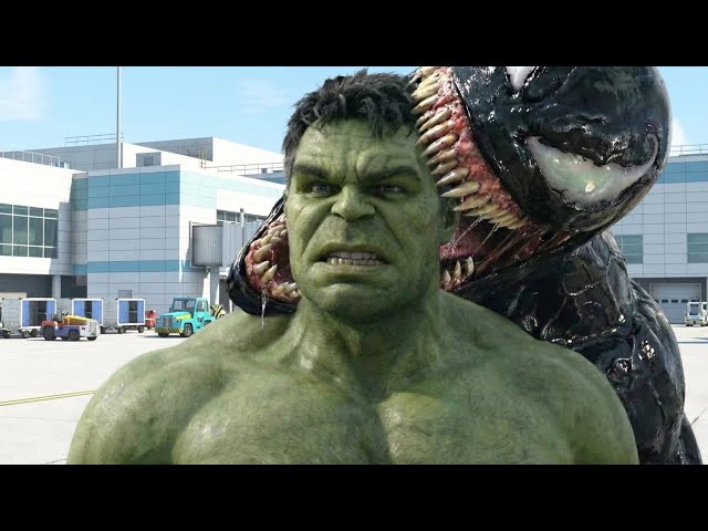 Unexpected Team-Up💔 Hulk and Spidey's Alliance against Venom & Joker's tricks | Veo 3 AI superhero