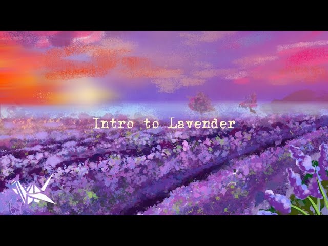 Lavender Field Art Tutorial (time-lapse)