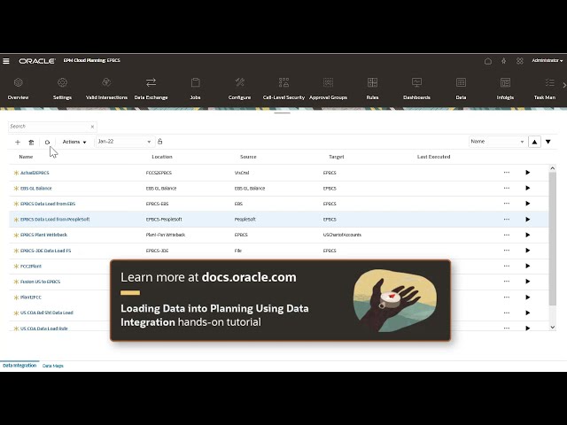 Creating File-Based Data Integrations in Cloud EPM Planning