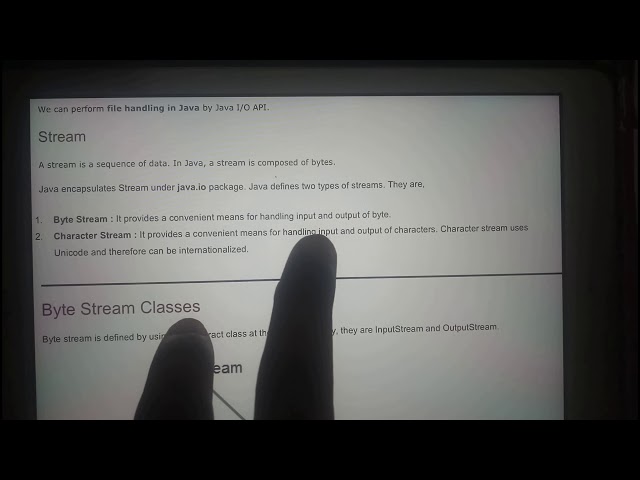 15 java io and streams and their types