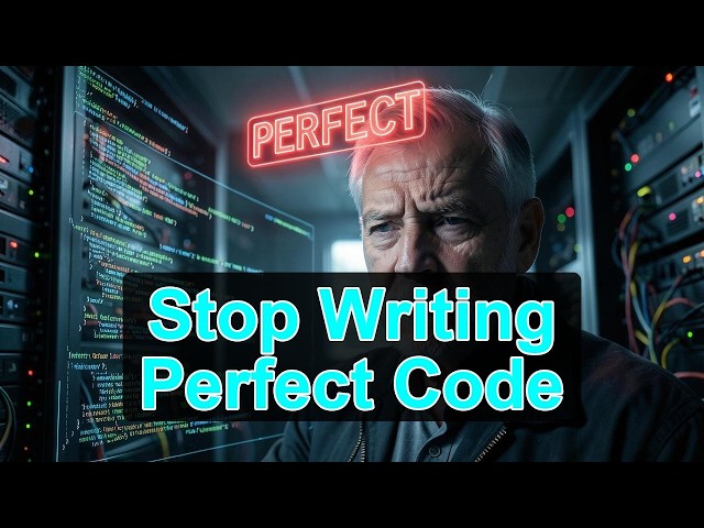 Stop Writing Perfect Code: The Senior Trap