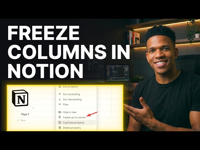 How to Freeze Column in Notion (2026) | Step-by-Step