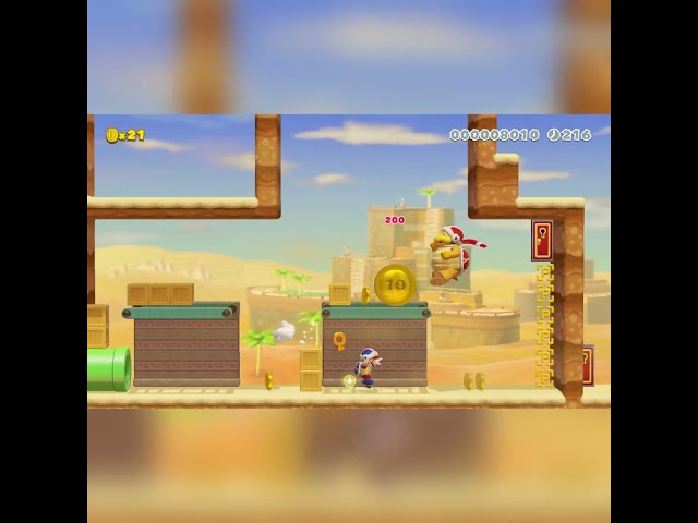 シンプル [Simple] by はなおか　ゆう [Hanaoka Yu] #shorts 🍄Super Mario Maker 2 | Switch 2 | No Commentary #dxy
