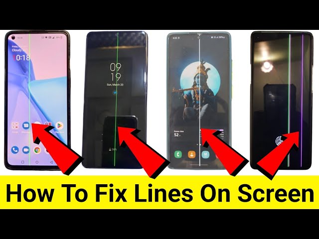 🔥how to remove lines from phone screen | how to remove lines from phone screen realme/display lines