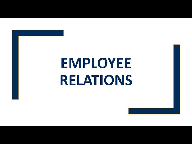 Employee Relations