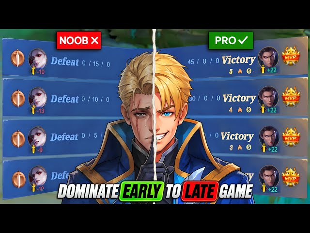 Global No.1 Alucard Best Guide to Always Dominate Early to Late Game! 🔥 (99+ Winstreak Trick!😱)