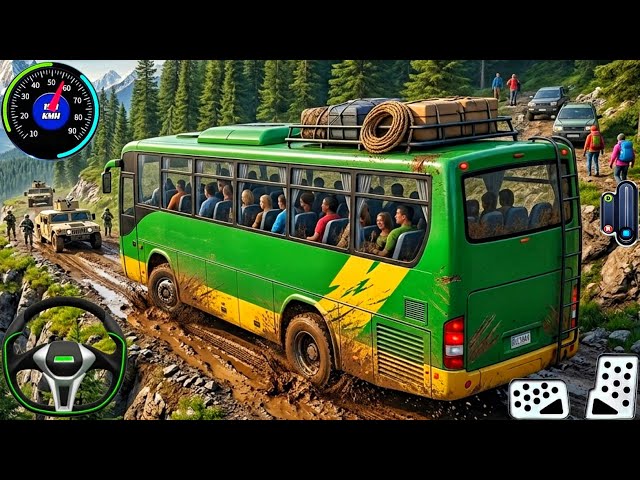 New Bus Simulator 2026 - Village Ride Offroad Bus Driving 3D - Bus Game Android Gameplay