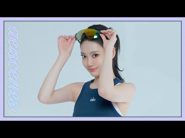 [ae:scenes] ᰔᩚ 살짝 귀엽게 미소 ᰔᩚ  | 에스파 닝닝 알로 비하인드 (aespa NINGNING alo Behind)