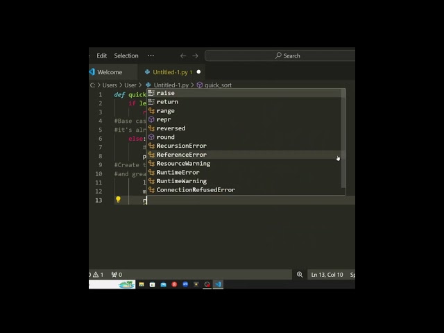 Quick Sort in Python: Fast Sorting Guide – Shorts