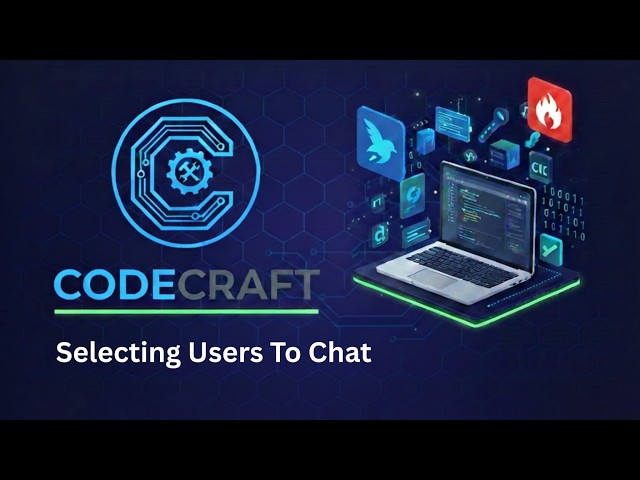 Flutter & Firebase Chat App 🚀 Tap User to Create Chat (Firestore) | CodeCraf