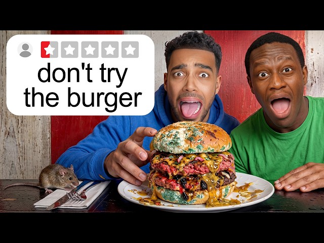 We Tried THE WORST Reviews On A 1 Star Road Trip