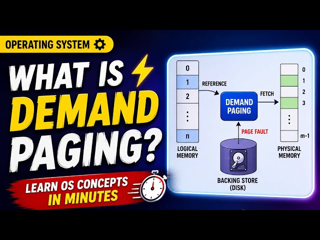 📚 What is Demand Paging? | Learn OS Concepts in Minutes
