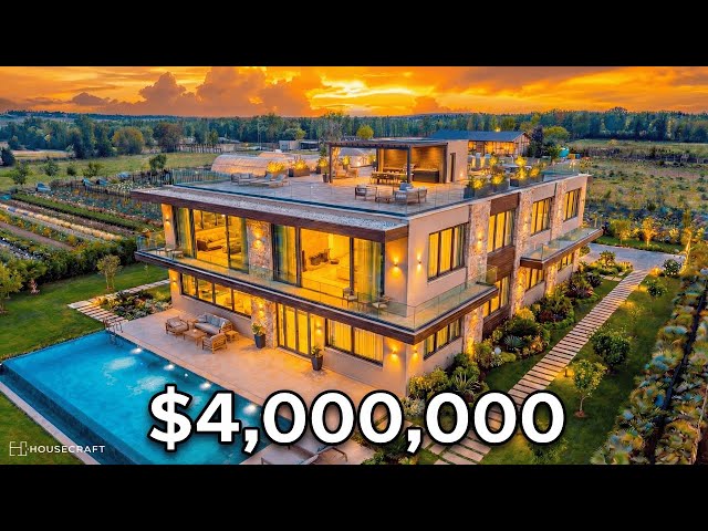 How a $4M Sunset Farm Villa Is Built (Construction Start to Finish) | Housecraft 101