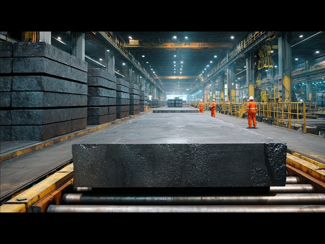 Inside Mega Steel Plant Where Slabs Become Coils at Extreme Scale. Full Heavy Industry Documentary