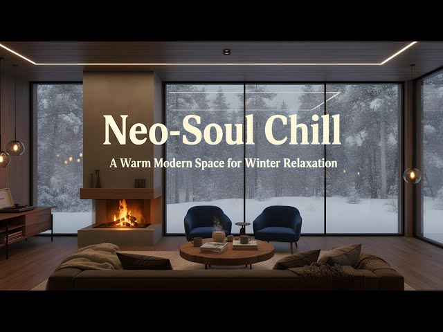 Smooth Vibes Neo-Soul | Cozy Evenings by the Fire